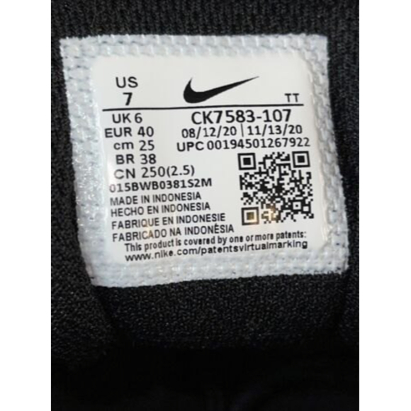 Nike Men's Air Max VG-R Sneaker White/Black-Photon Dust CK7583-107 Size 7 - Picture 5 of 5